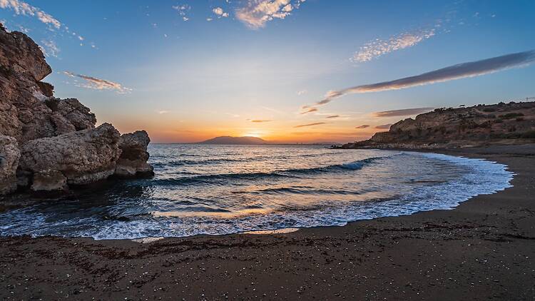 Take a beach day at Playa Peñón de la Cueva