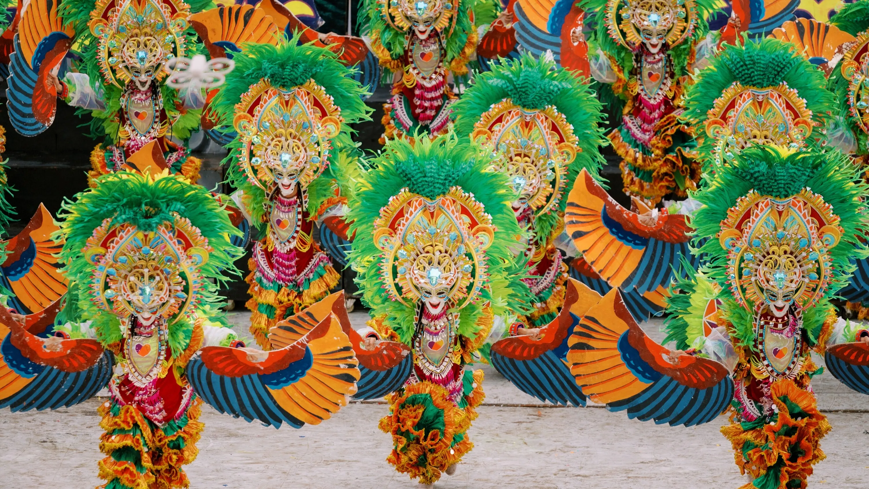 CNY parade Bacolod City Masskara Festival
