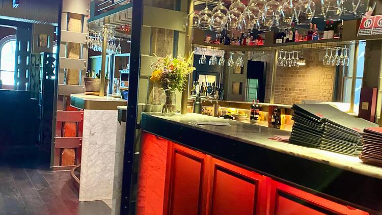 bar at Lee Ho Fook restaurant, Sydney