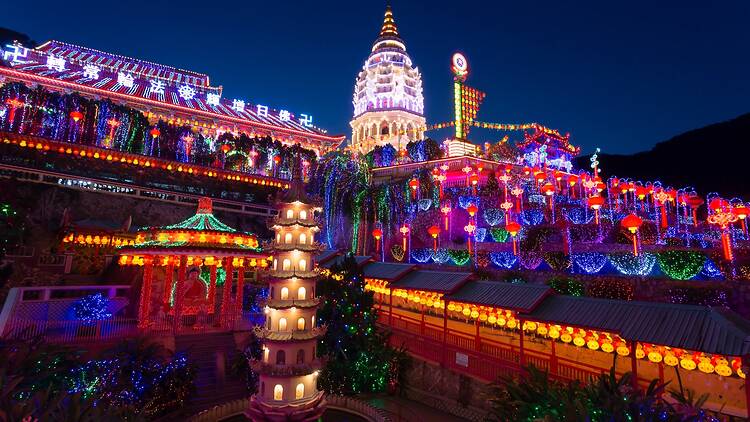 Kek Lok Si Temple 2026 Lighting Ceremony, Malaysia
