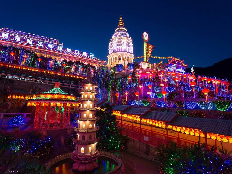 Kek Lok Si Temple 2026 Lighting Ceremony, Malaysia