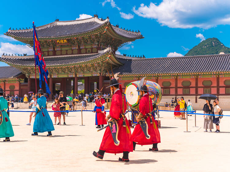 Seollal at Gyeongbokgung Palace, South Korea
