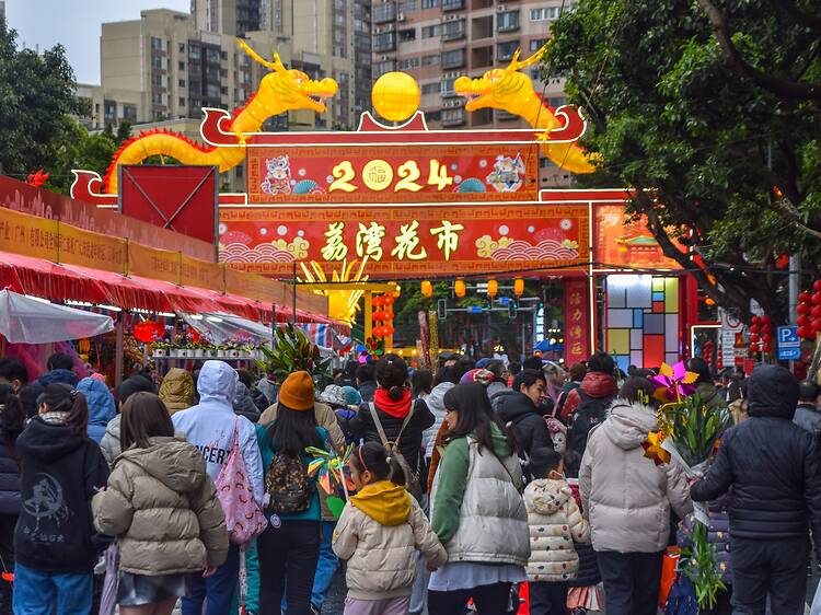 Guangzhou’s Spring Festival Flower Markets, China