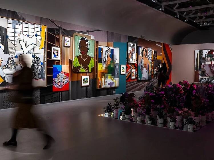 Au Grand Palais, l’artiste américaine Mickalene Thomas n’est qu’amour