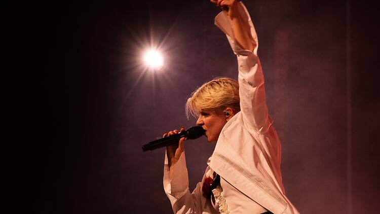 Robyn performing live