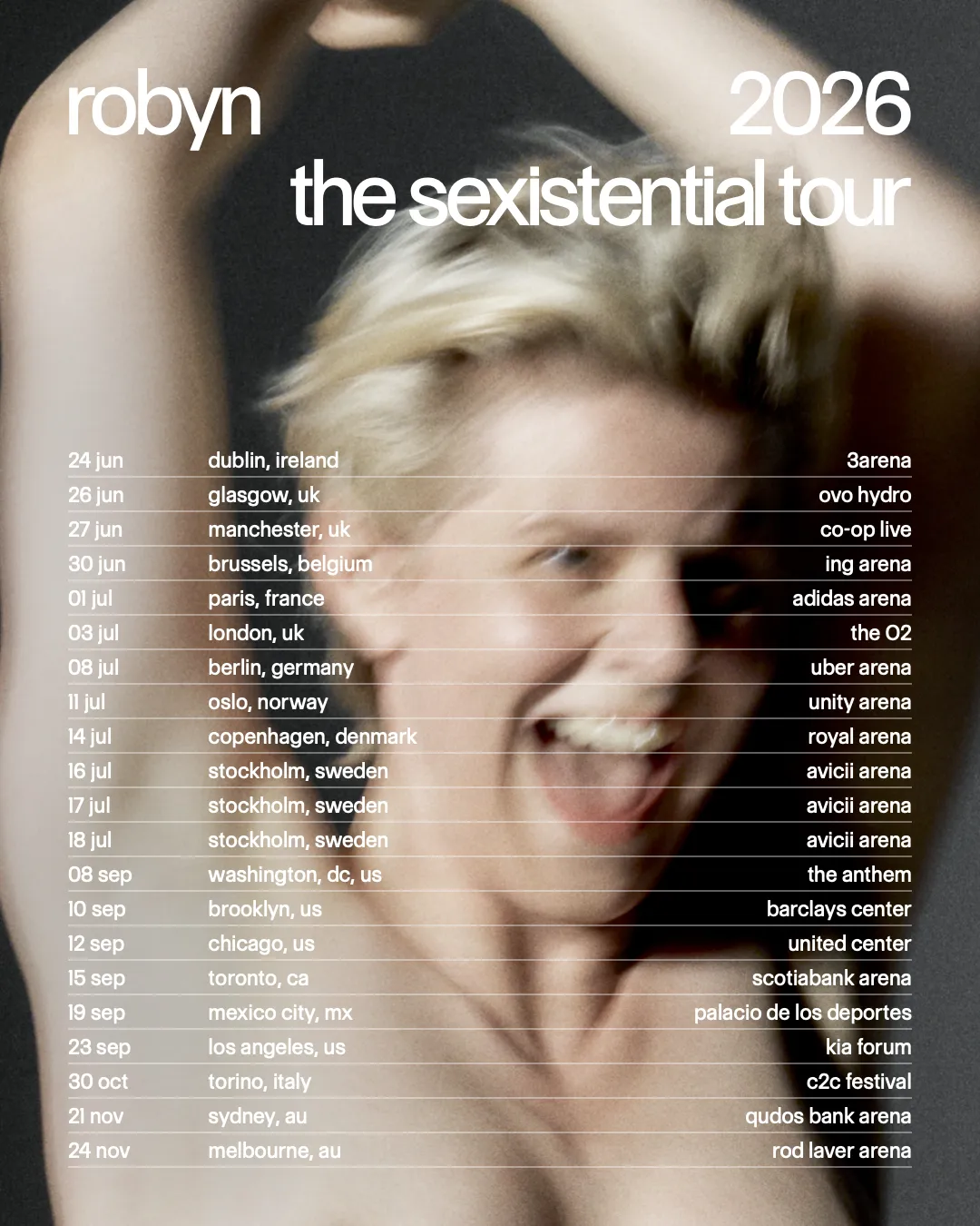 Robyn The Sexistential Tour