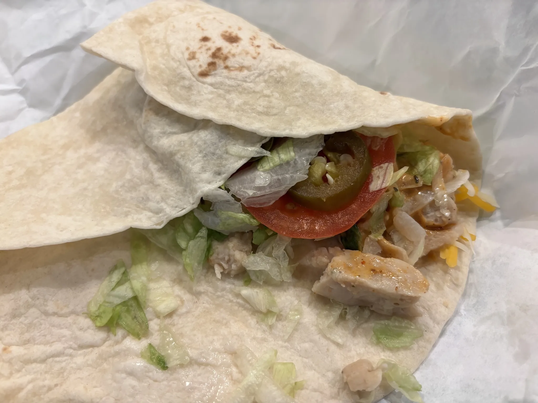 Baja Chicken Subway Protein Pocket