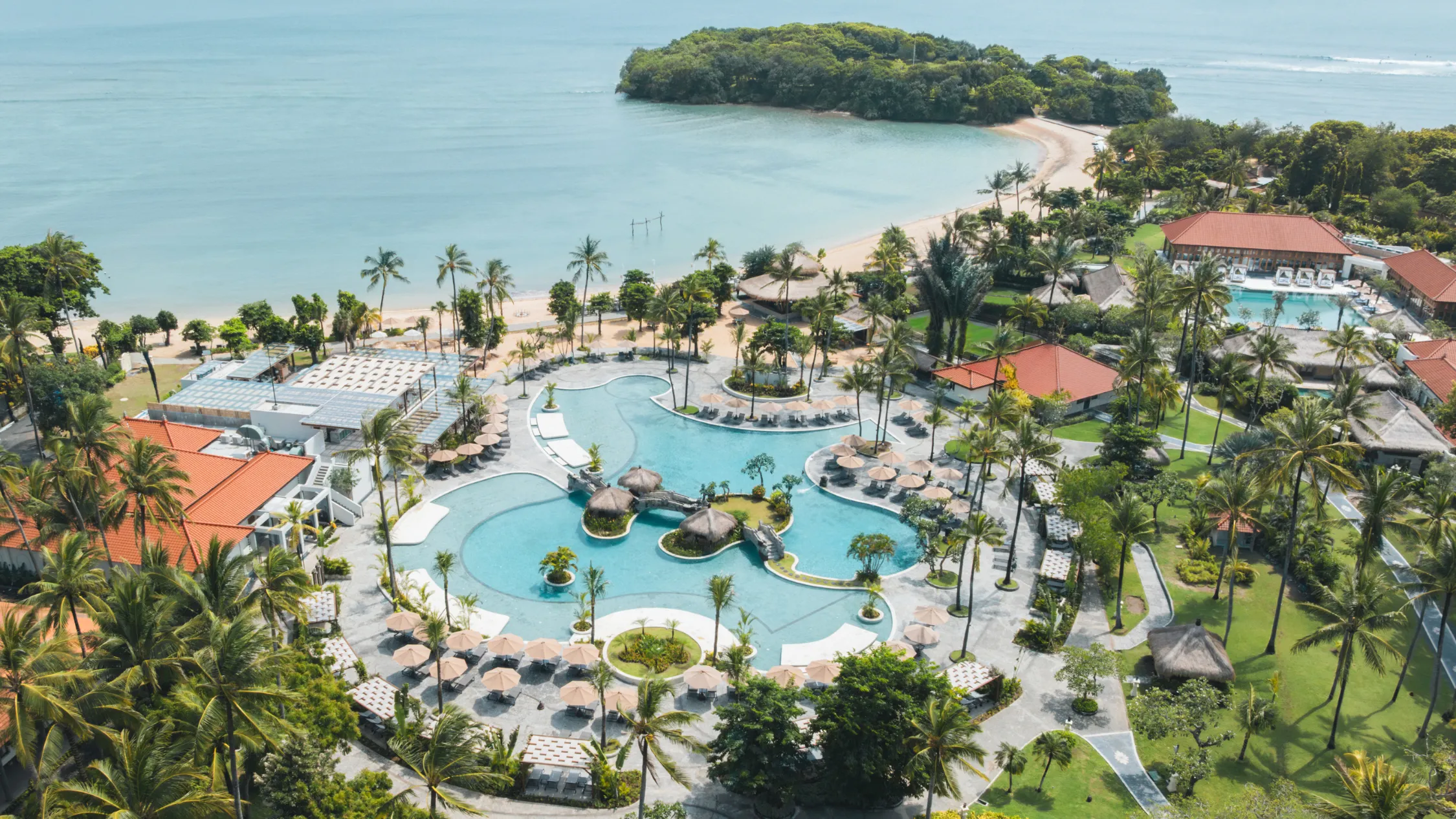 Melia property Bali aerial view