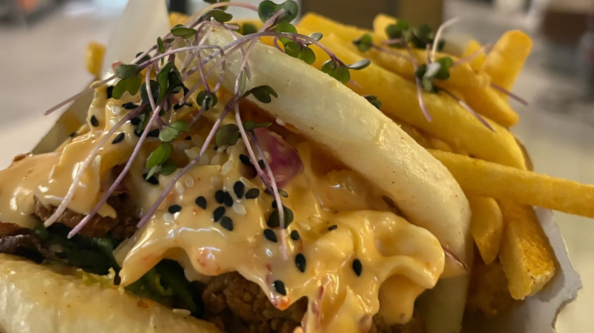 Bao bun from The Vegan Chef 