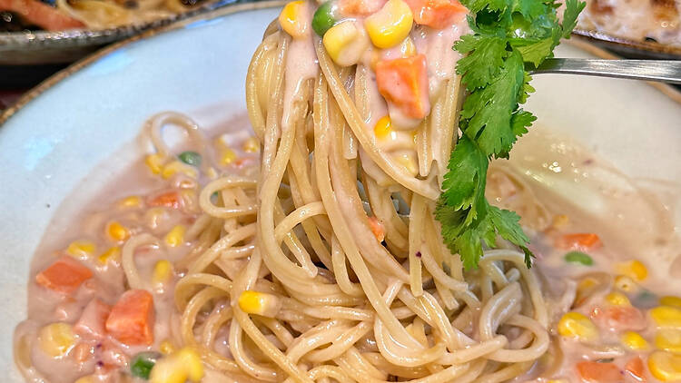 three colour bean noodles