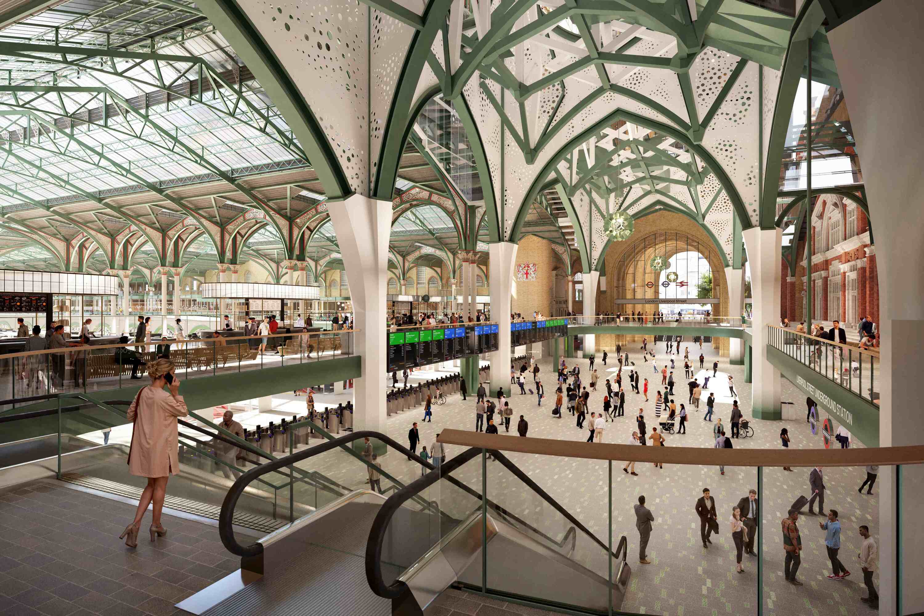 The controversial 1.2 billion makeover of London's busiest train station has been officially approved