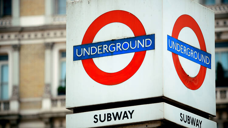 London Underground sign