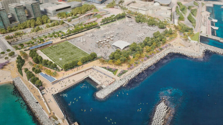 Nova plataforma marina del F&ograve;rum