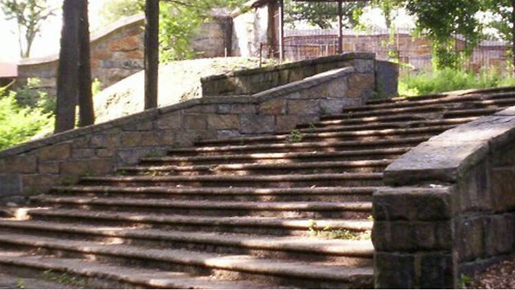 Explore the Old Bear Dens at Franklin Park