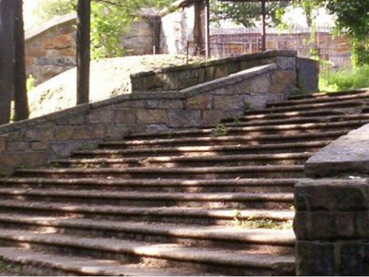 Explore the Old Bear Dens at Franklin Park