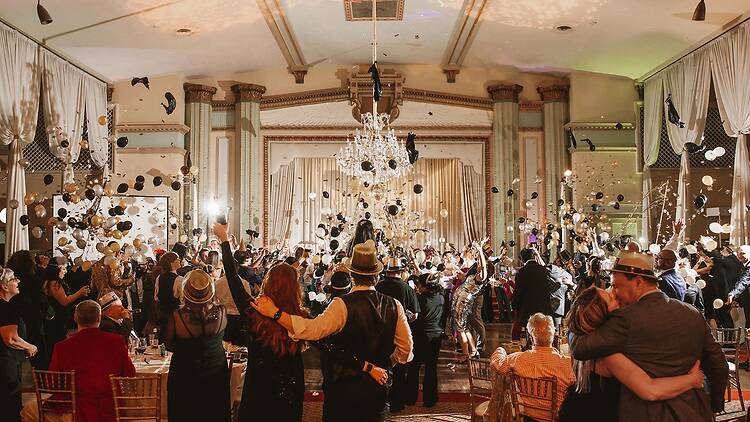 A wedding party at Stan Mansion.