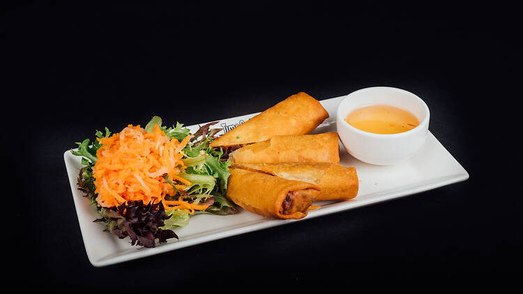 Chicken and Shrimp Spring Rolls