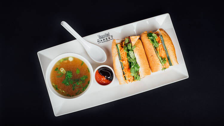  Porc Viet Sandwich with Phở Dip