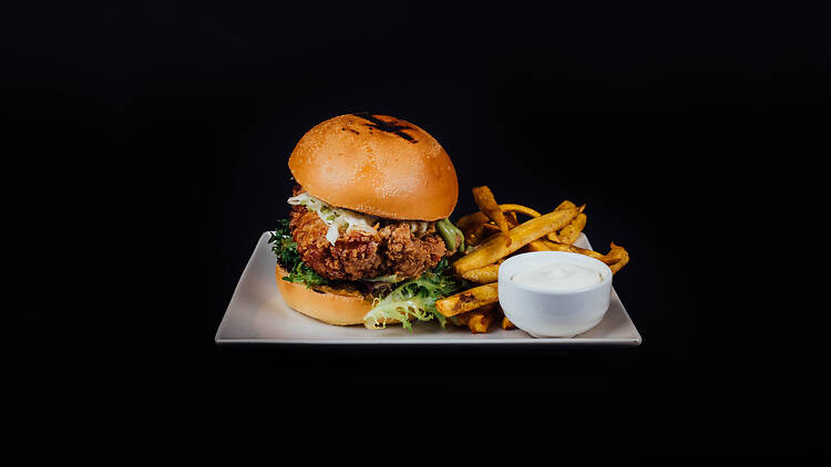 Sandwich poulet frit