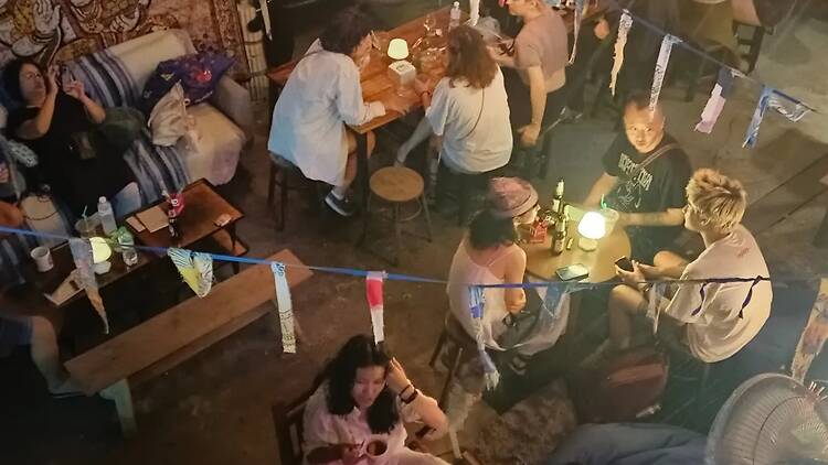 Swing for piñatas, puzzles and mystery drinks at Look Inside Bar