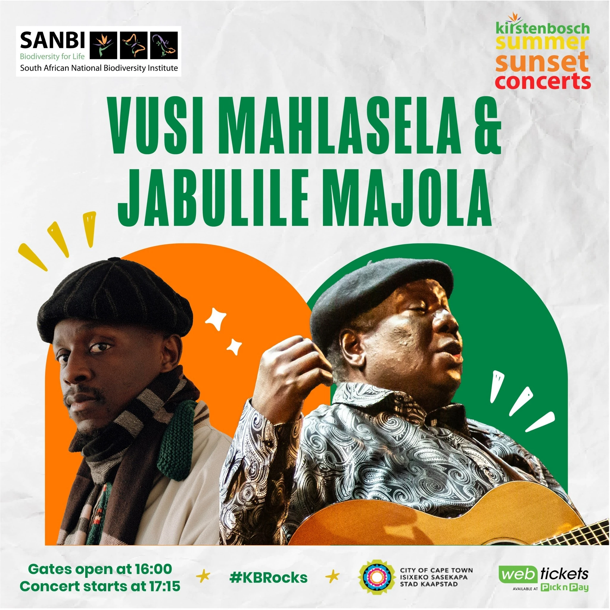 Kirstenbosch Summer Sunset Concerts