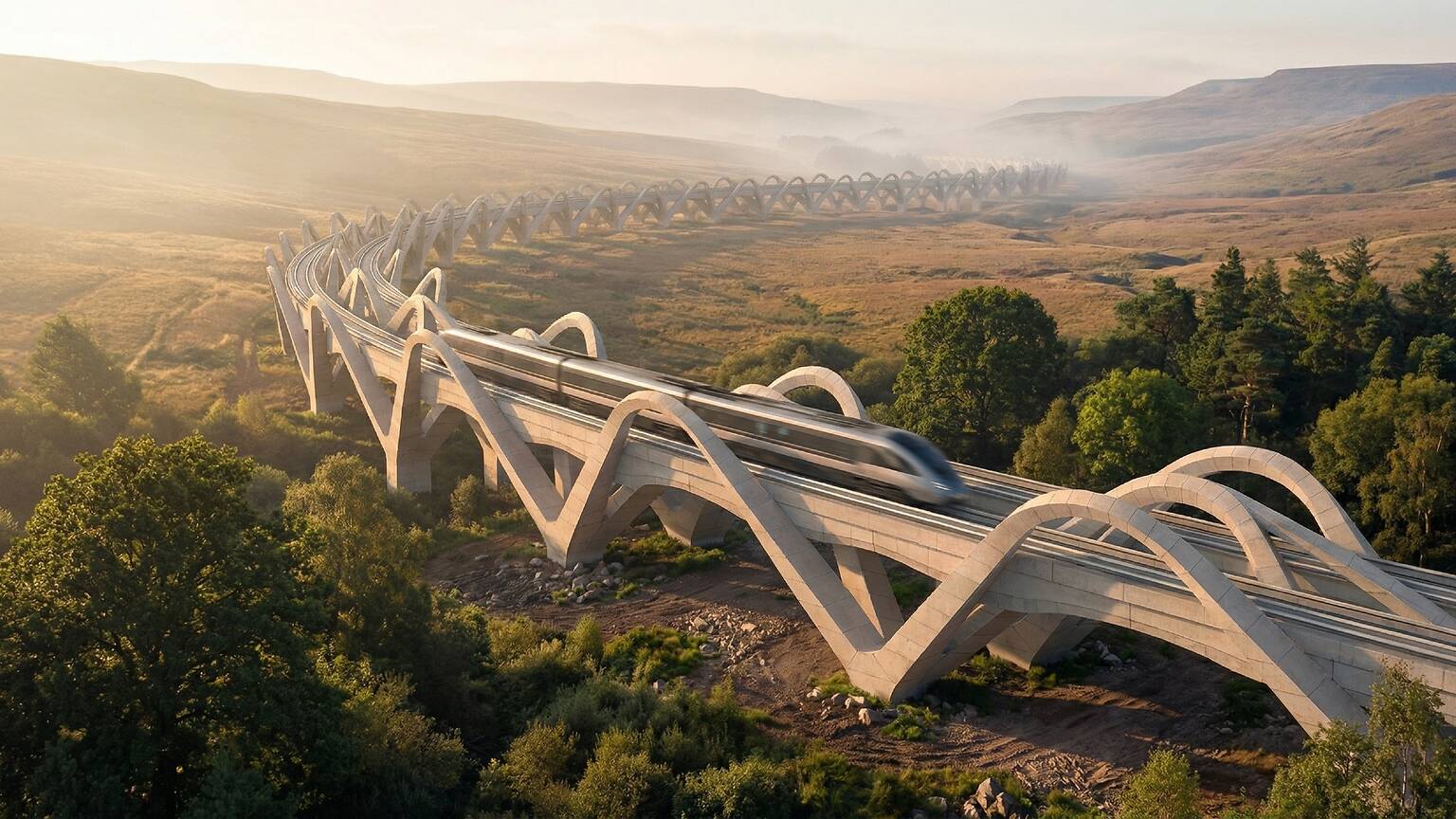 An Ambitious £130 Billion New High-Speed Rail Line Could Connect Nine ...
