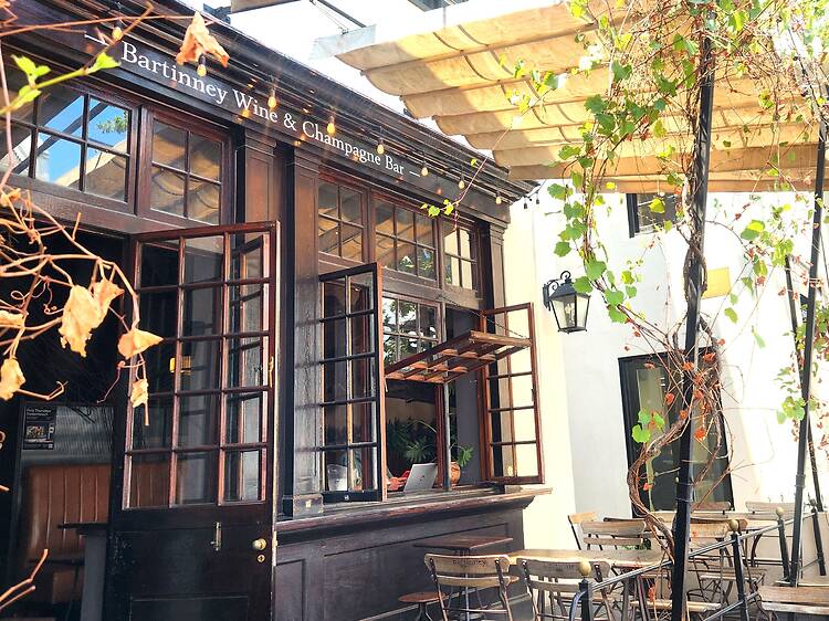 Sip on a glass of your choice at Bartinney Wine & Champagne Bar Sip on a glass of your choice at Bartinney Wine & Champagne Bar