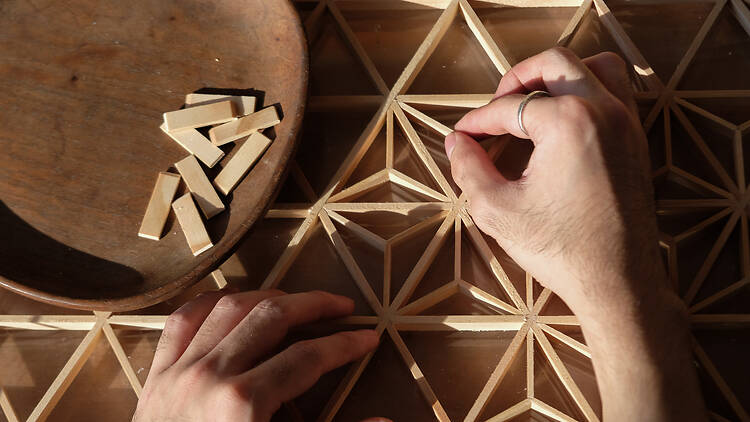 Making a Japanese lamp with Mokko