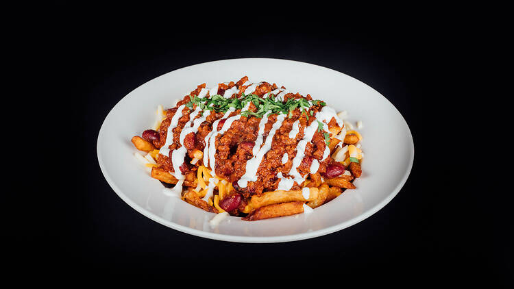 Frites au chili et fromage