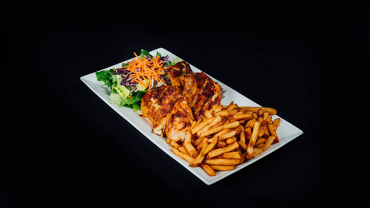 Half Grilled Portuguese Chicken