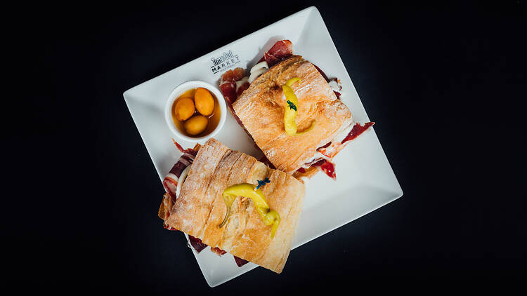 Jambon Ibérique et fromage manchego