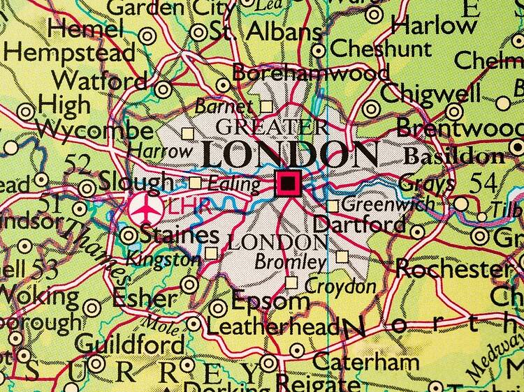 Why is there no NE or S postcode in London?