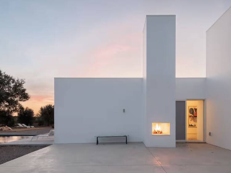 The Architect's Dream: Concrete & Cork Villa