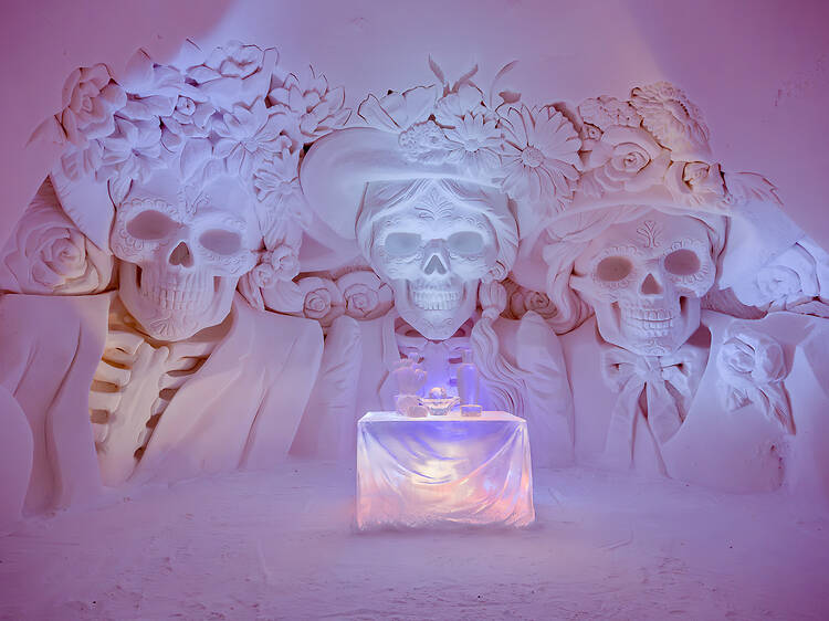 Lapland’s Snow Village is Breaking Records – see the stunning pictures