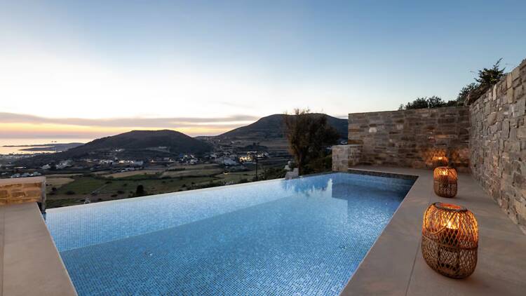 The Cycladic Mansion: Sprawling Estate with Private Gym