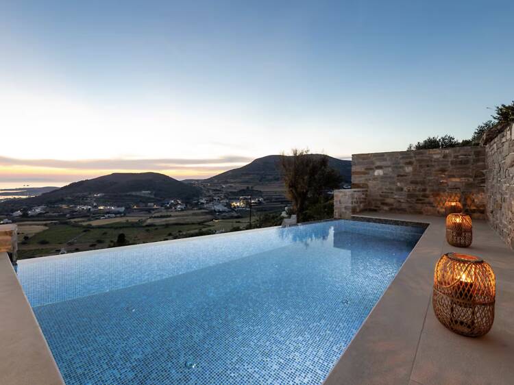 The Cycladic Mansion: Sprawling Estate with Private Gym
