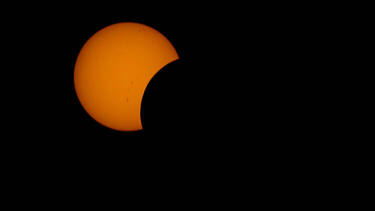 Partial solar eclipse partial eclipse of the sun