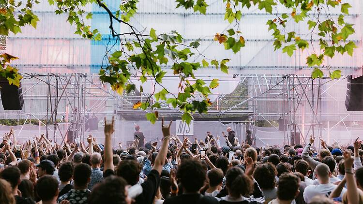 RALLY festival 2025, with Moin on stage