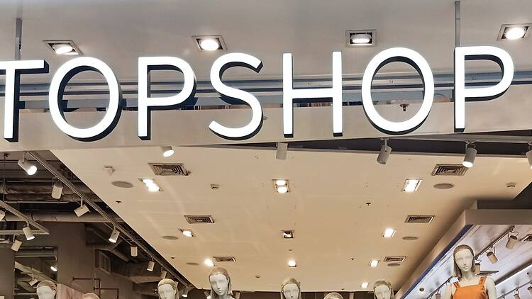 Topshop sign 