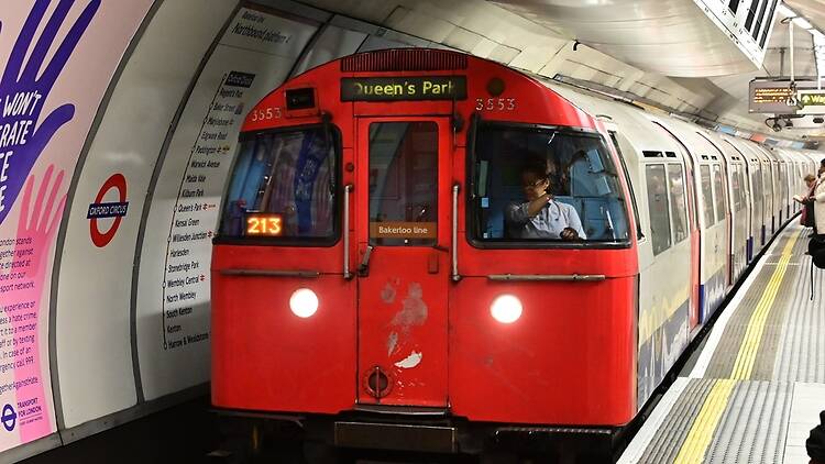 Bakerloo line train in London
