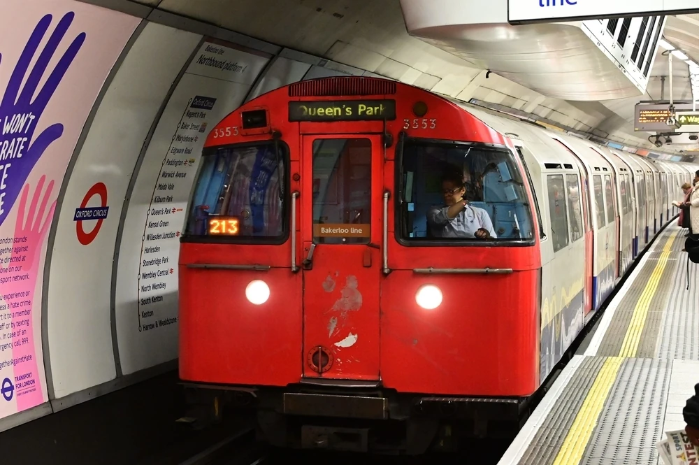 Bakerloo line train in London