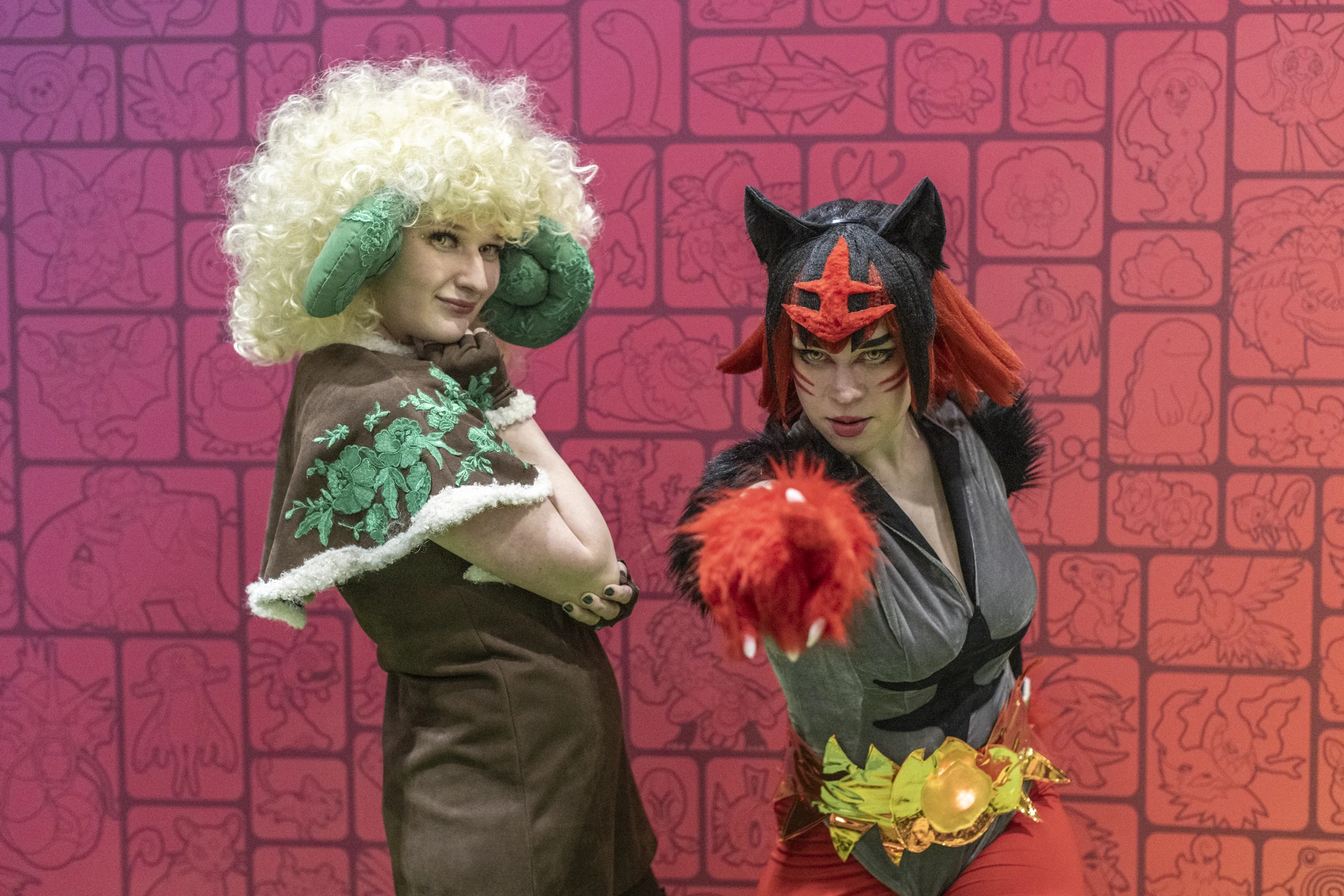 Cosplayers dressed as Pokemon 