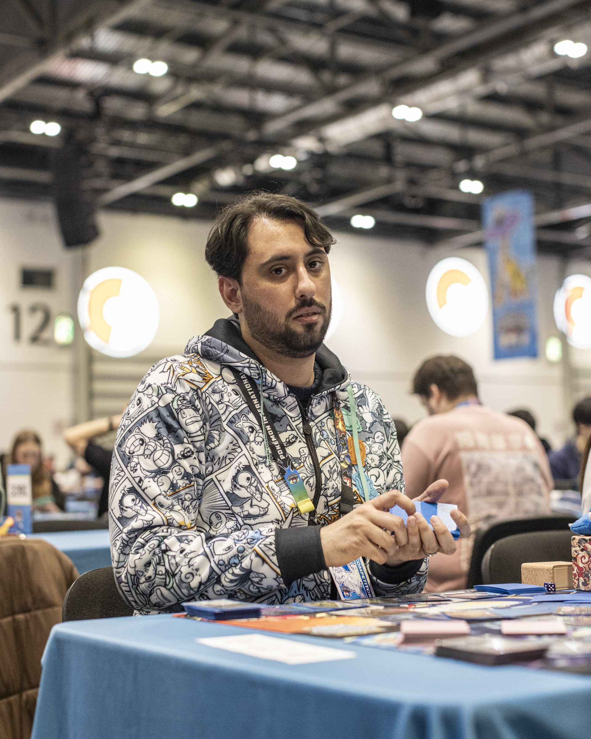 Pokemon card player at the Championships