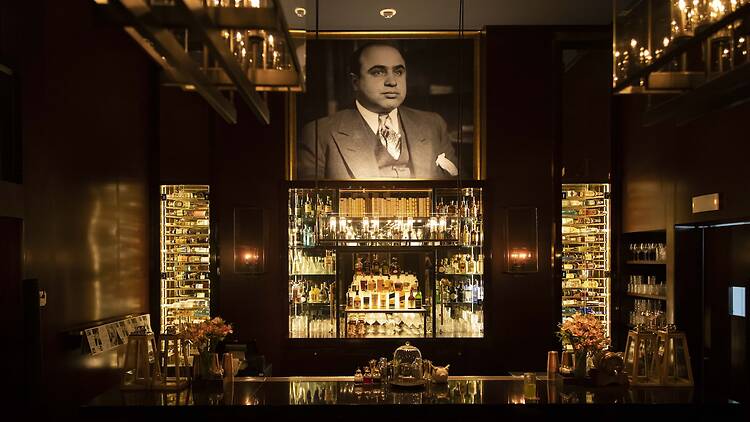 Overhead shot of Alphonse Bar