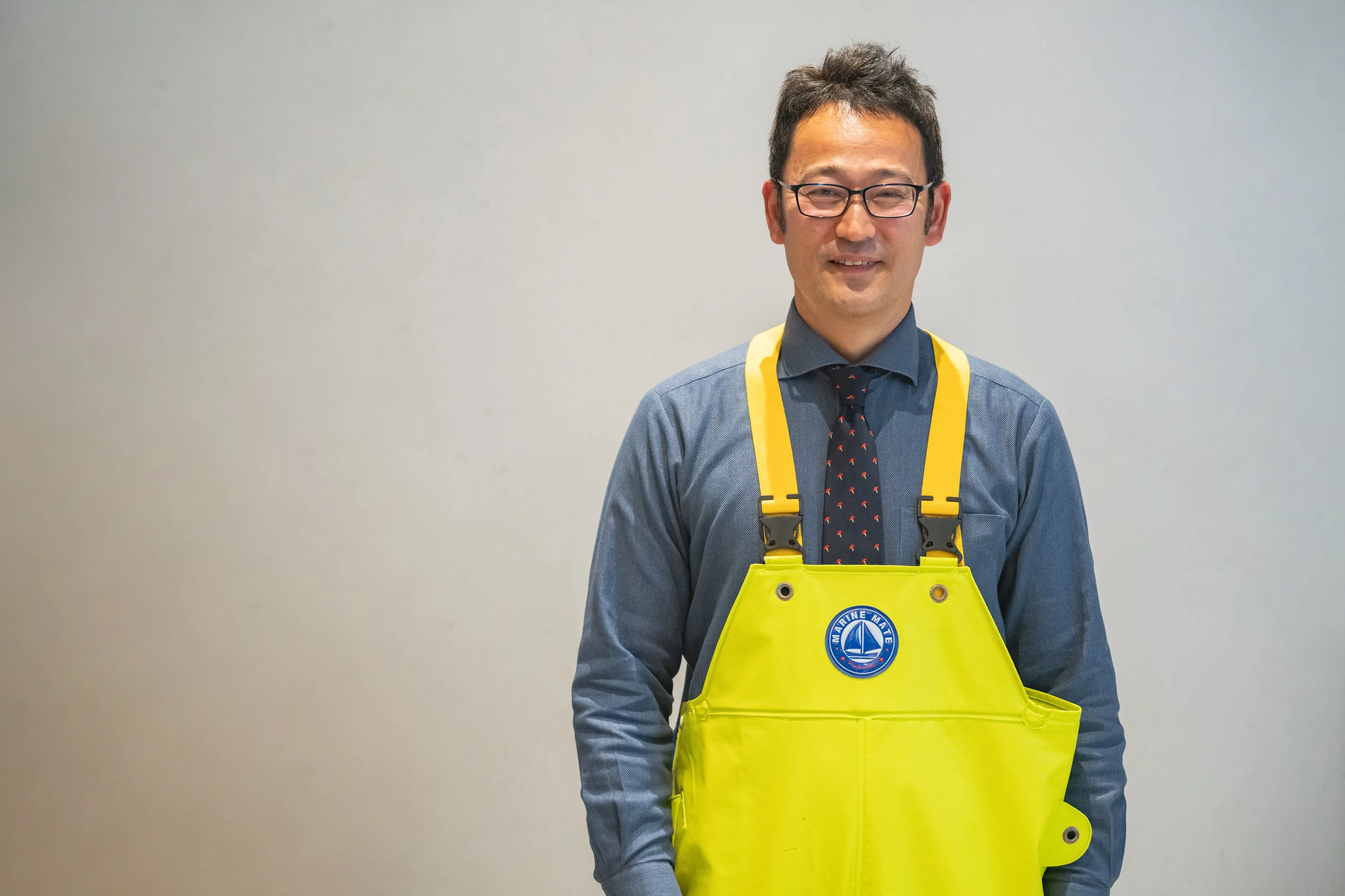 Fish wholesaler Hiroki Hasegawa