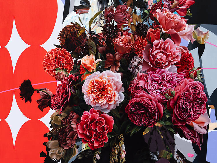 Find mountains behind hair strands at Eternal exhibition