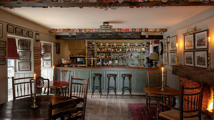 Pub interiors at The Bath Arms