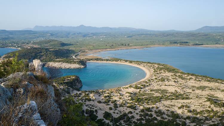 Voidokilia Beach, Messinia, Greece Voidokilia Beach, Messinia, Greece