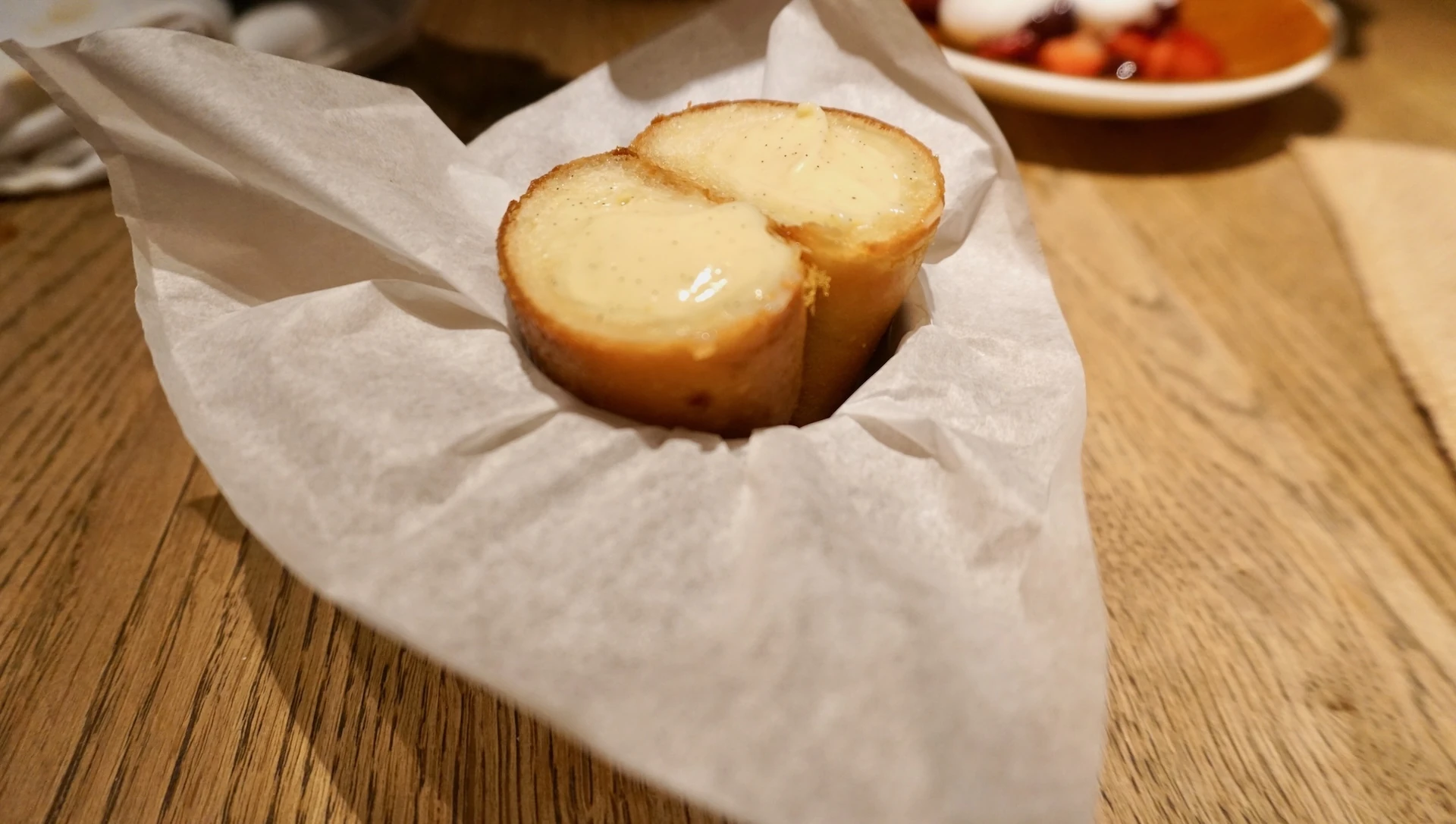 Xuixo de vainilla, Tr&uuml; 