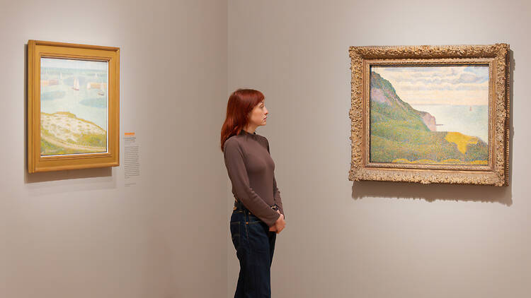 Seurat and the Sea installation Seurat and the Sea installation